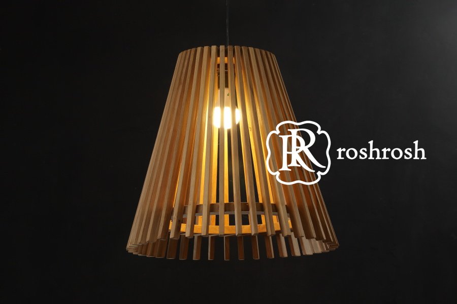 Arizona Teak Hanging Lamp