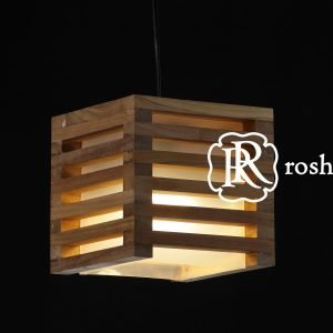 teak hanging lamp