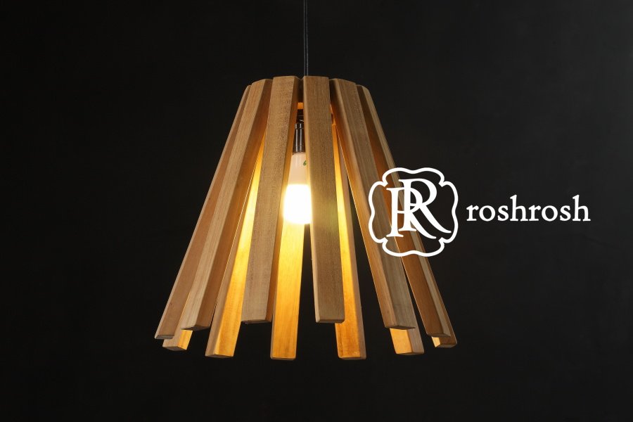 teak wood lamp