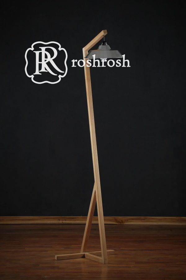 Moscow Teak Floor Lamp