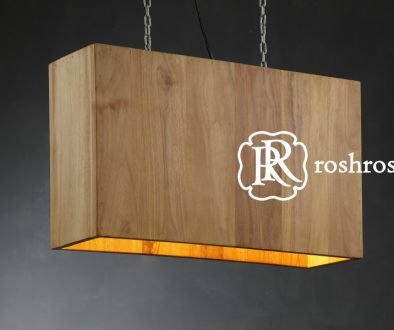 teak wood box hanging lighting manufacturer