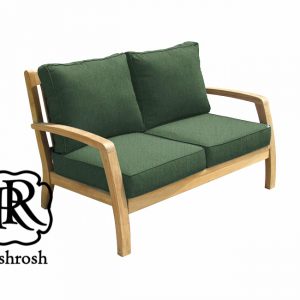 double seater teak garden sofa factory