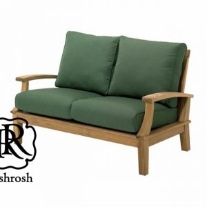 Double seater teak sofa deep seating