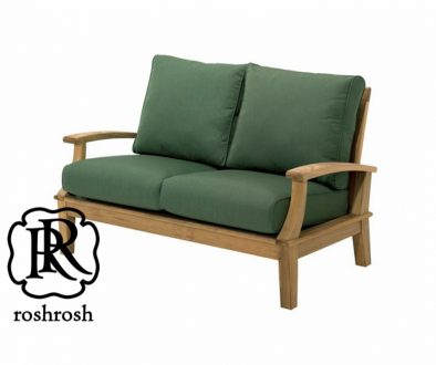 Double seater teak sofa deep seating